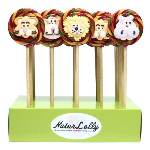 Jungle Animals Lolly ‘Naturlolly’ 60g