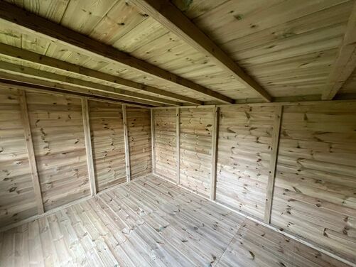 #P012 12x10 Pent Shed