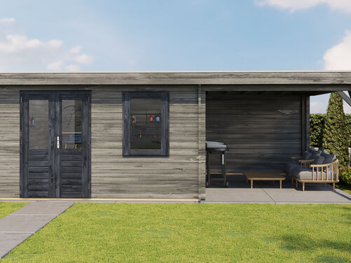 400cm x 400cm + 300cm Veranda