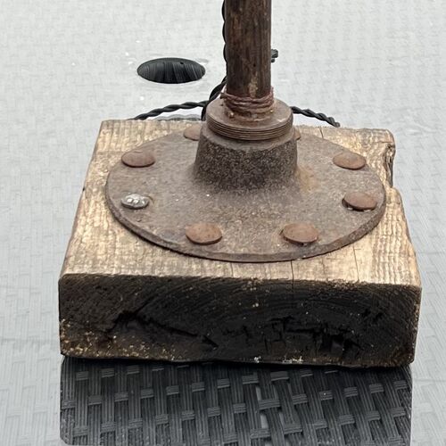 Large Antique Gaff Lamp