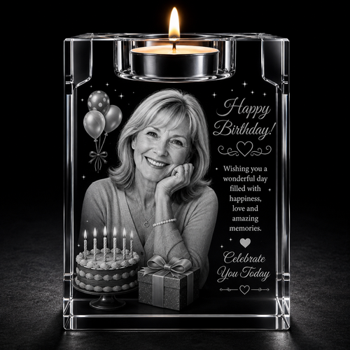 Birthday 3D Crystal Gifts | 3d Crystal Shop | 3d crystal glass engraving | Personalised 3d engraving  | 3d crystal photo