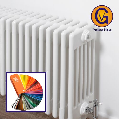 Visionsheat By Ultraheat Column radiators finished in RAL colours