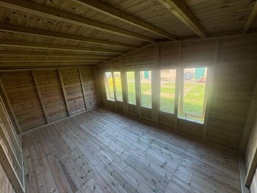 20x10 Apex Summer House Combi