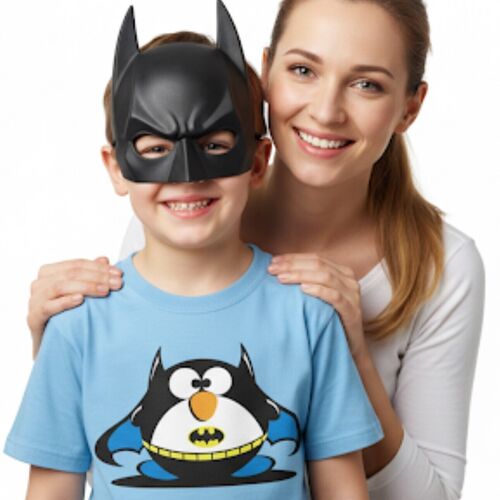 'Bat Fat Penguin' Adults T-Shirt