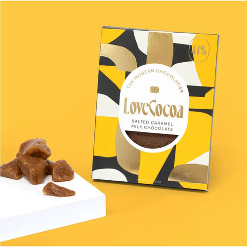 Love Cocoa Salted Caramel Milk Chocolate Bar 75g
