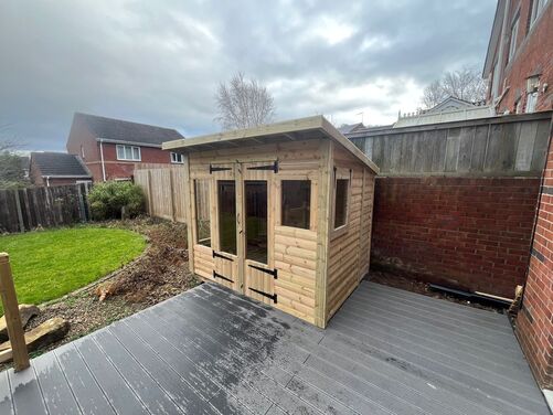 #SHP059 8x6 Pent Summer House