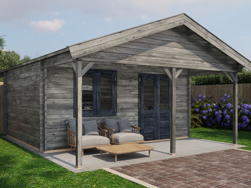 500cm x 400cm + 200cm Front Canopy