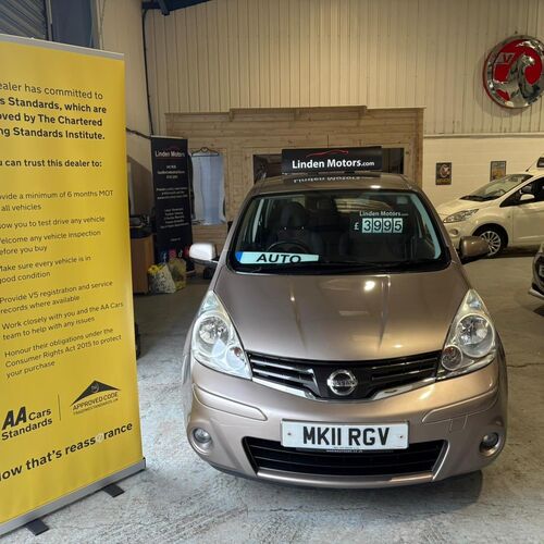 2011 (11) NISSAN NOTE ACENTA 1.6 5 DOOR AUTOMATIC