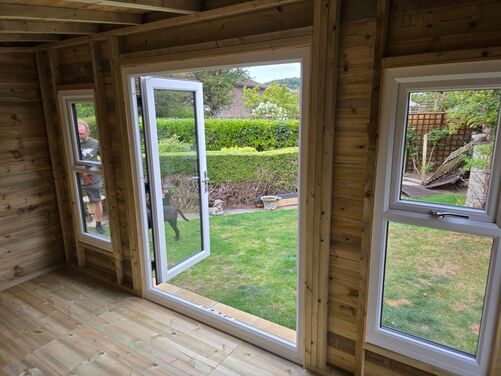 #PVC103 14x8 Pent Summer House