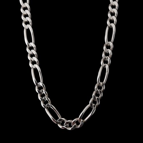 Sterling silver figaro chain