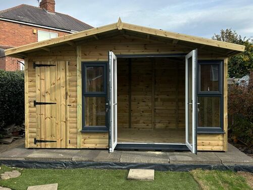 14x8 Apex Summer House Combi