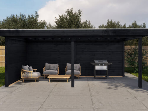 5.88mtr x 3.5mtr 28mm walled Gazebo