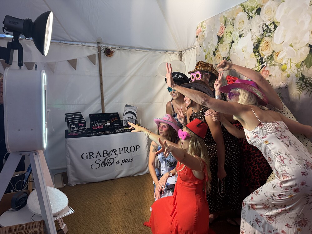 Wedding Photo Booth at Countryside Events Wiltshire