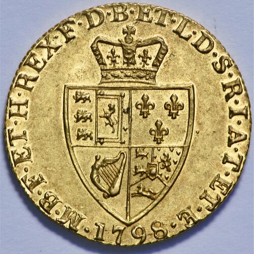 1798 King George 111 full gold ‘spade’ Guinea