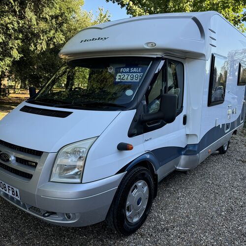 2008 Hobby Siesta 555 Motorhome Ford Transit Fixed Bed - 3 Berth