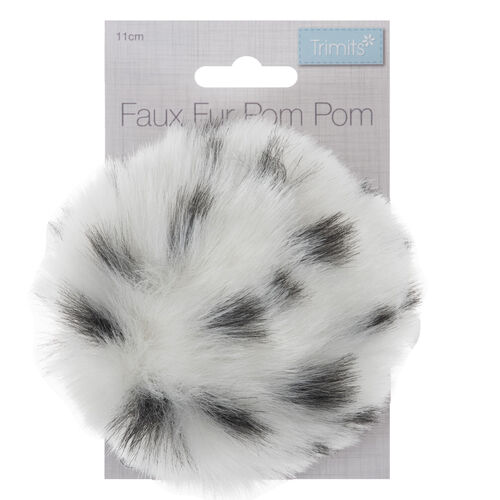 Spot Faux Fur Pom Pom 11cm