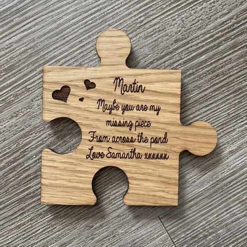 Dad Personalised Jigsaw Coaster