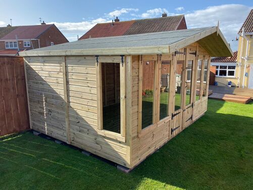 #SHA083 14x10 Apex Summer House