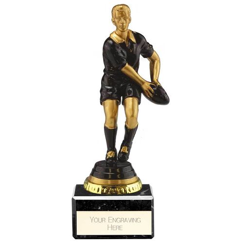 Cyclone Rugby Player Male Black & Gold