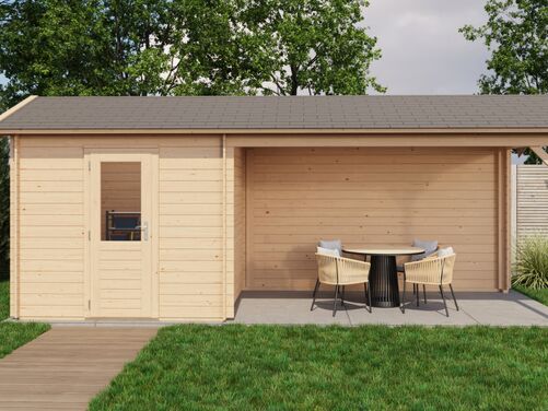 250cm x 250cm + 400cm Veranda