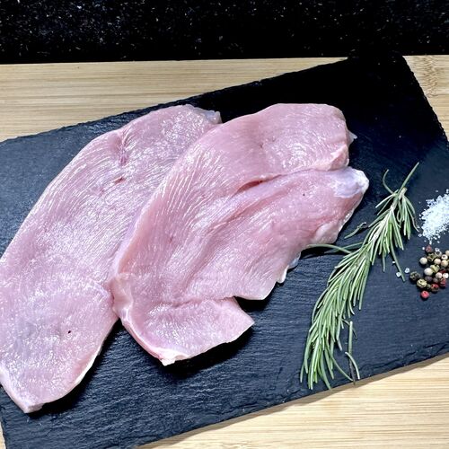 Turkey breast steaks