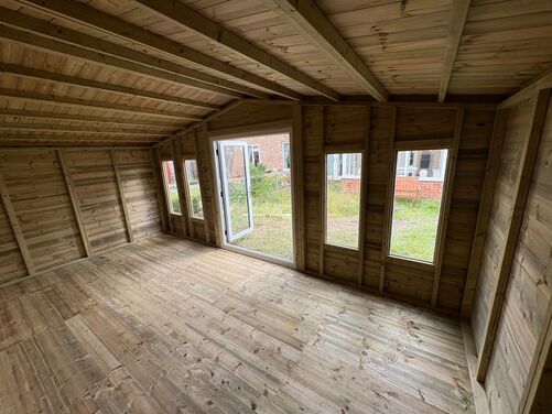 #PVC101 18x10 Apex Summer House