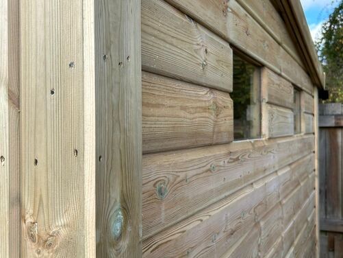 #PVC067 17x7 Pent Summer House Work Shop