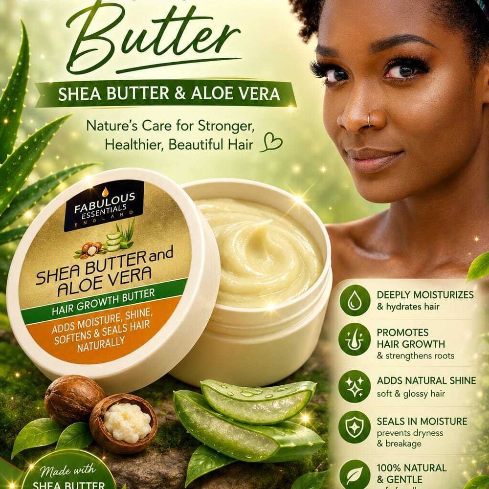 SHEA BUTTER and ALOE VERA HAIR GROWTH BUTTER