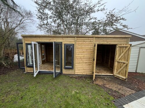 20x10 Pent Summer House