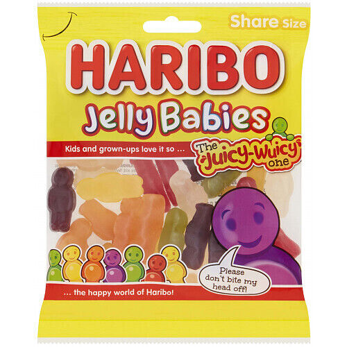 HARIBO Jelly Babies Sweets Sharing Bag