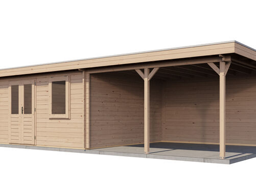 400cm x 400cm + 400cm Veranda