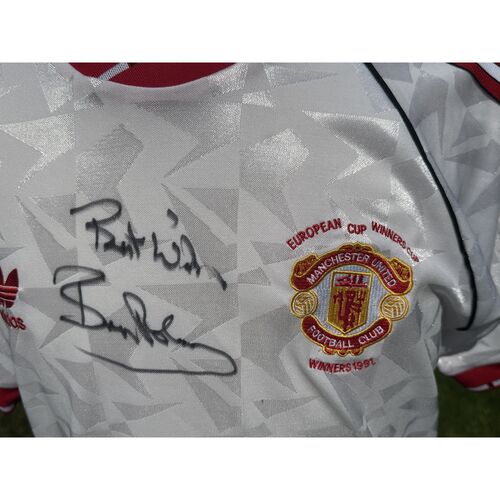 Bryan Robson Signed Football Shirt
