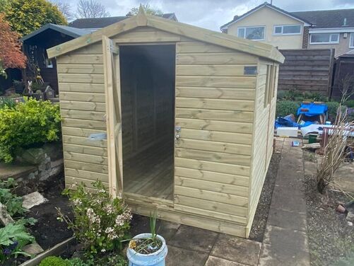 #A083 12x8 Apex Shed