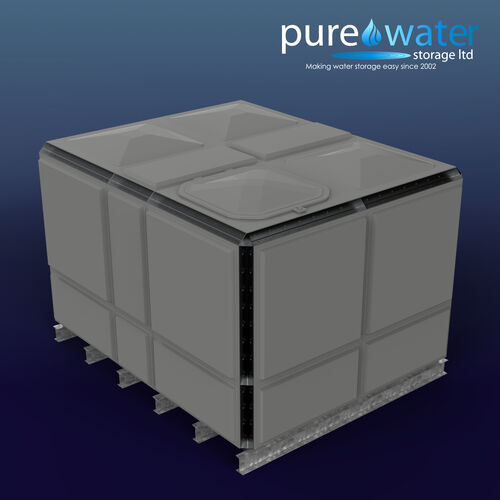 PW.2.5x2x1.5.TIF.AG - 9400 LITRE SECTIONAL WATER TANK, TOTALLY INTERNALLY FLANGED (TIF)