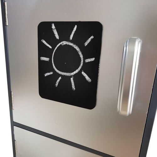 Large Kids Wooden Play Kitchen With Utensils Toys Children's Role Play Pretend Set Toy (Grey)