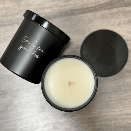 Sorry for your loss candle
