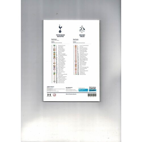 Tottenham Hotspur v Dinamo Tbilisi Europa League 2013/14