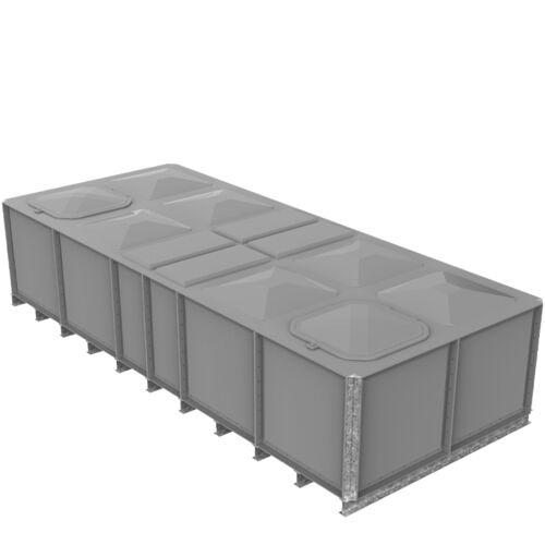 PW.5X2X1.IFB.DIV.AG(2.5+2.5) - 10000 LITRE DIVIDED SECTIONAL WATER TANK, INTERNALLY FLANGED BASE (IFB)