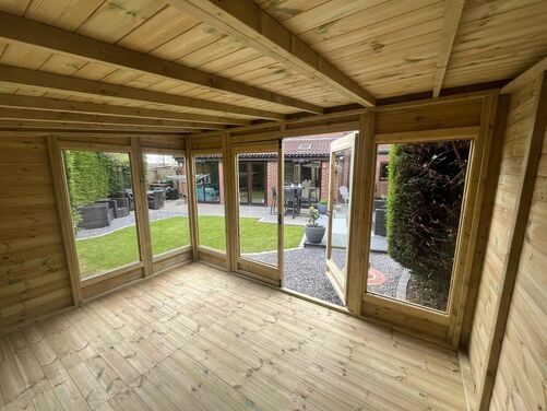 #SHP008 13x10 Pent Summer House