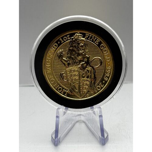 2016 Gold 1 Ounce Queens Beast Lion of England