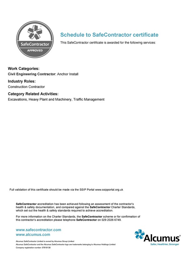 Notre nouveau certificat d'entrepreneur sécuritaire