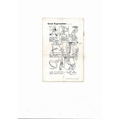 1956 England v Denmark World Cup Football Programme @ Wolves