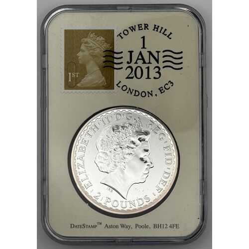2013 Datestamp one ounce silver Britannia