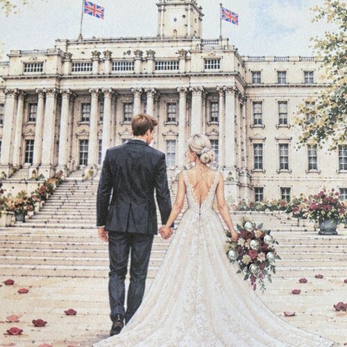 Personalised Wedding Venue Frame