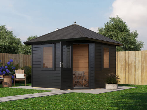 3.0mtr x 3.0mtr Pyramid Roof Cabin