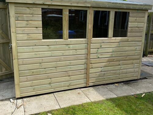 #P060 10x6 Pent Shed