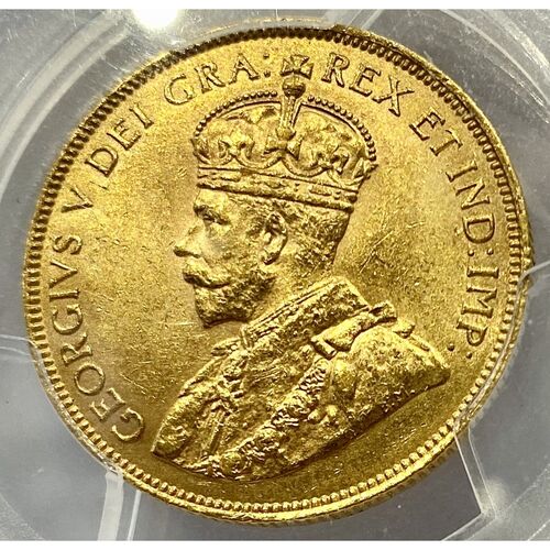 1914 gold $10 King George V coin