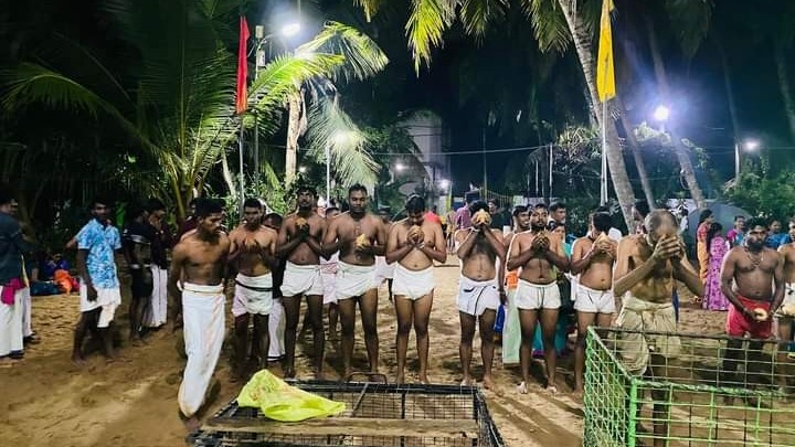 வைகாசி சடங்கில் அதிகாலை முதல் நேர்த்திக்கடன்