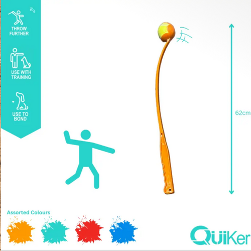 Quiker Tennis Ball Launcher Orange