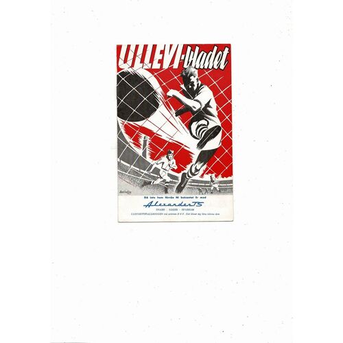 Gais v Helsingfors Swedish Football Programme 1959